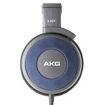 AKG K420 头戴式耳机 折叠便携式耳机 重低音手机耳机 经典蓝色图3