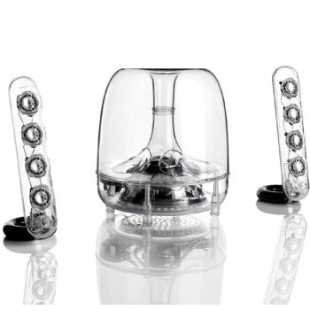 哈曼卡顿（Harman/Kardon）SoundSticks BT 无线水晶 蓝牙音箱 电脑小音箱 低音炮 迷你音响图2