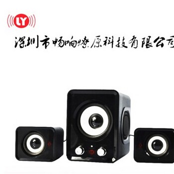 厂家批发迷你音响 低音炮 有源电脑低音音箱高保真音效 USB接头图3