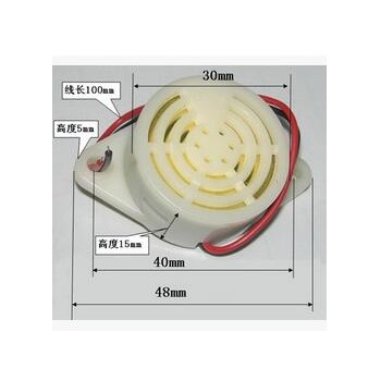 电声器件压电式蜂鸣器有源蜂鸣器图3