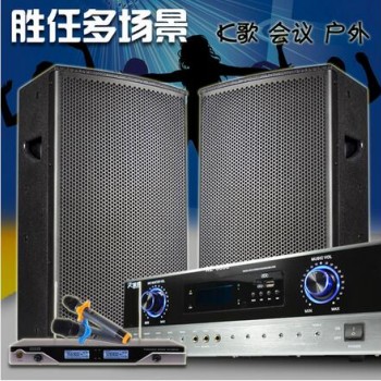 瑞臻 户外舞台演出专业音响套装KTV卡拉OK音箱大功率蓝牙10寸音箱图2