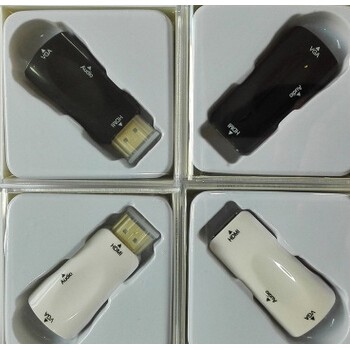 厂价直销 HDMI转VGA带音频 转换器 HDMI TO VGA 高清转接头图3