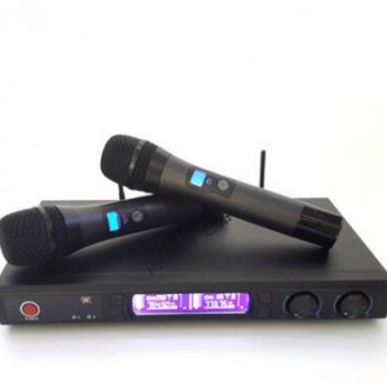 智能无线麦克风U段一拖二无线话筒红外线自动对频无线麦克风