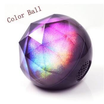 Color Ball无线蓝牙音箱 炫彩七彩球LED插卡迷你低音炮便携小音响图2