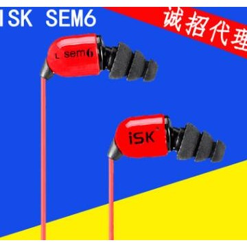 ISK sem6 高保真入耳式监听耳机 K歌 录音 监听耳塞 K歌专用