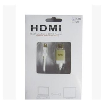 Mini Displayport to hdmi 转接线 苹果视频线 MINIDP转HDM1.8米图3