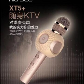 新款K歌宝XT5+手机全民K歌神器蓝牙音响 蓝牙无线麦克风厂家直销图3