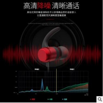 新款私模磁吸运动蓝牙耳机M1 耳塞式金属入耳蓝牙 无线跑步耳机图2