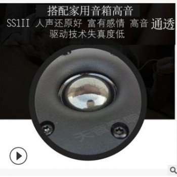 惠威喇叭4寸高音 hifi高音喇叭 发烧扬声器SS1II 4寸球顶丝膜喇叭图3