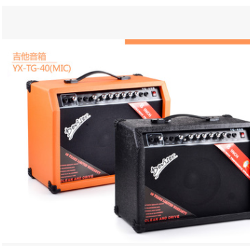 乐器店学生练习音箱 40W吉他音箱 guitarAmplifier 电木吉他图3