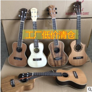 特殊材料23寸26寸单板尤克里里夏威夷乌克丽丽ukulele 库存面单图3