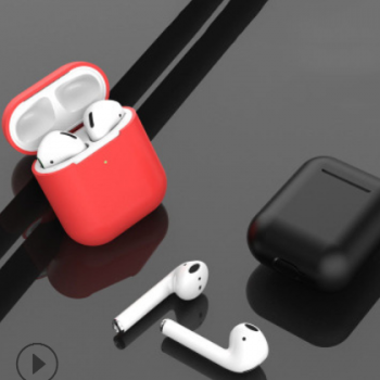 新品airpods2代保护套适用苹果无线蓝牙简约收纳盒Airpods保护套