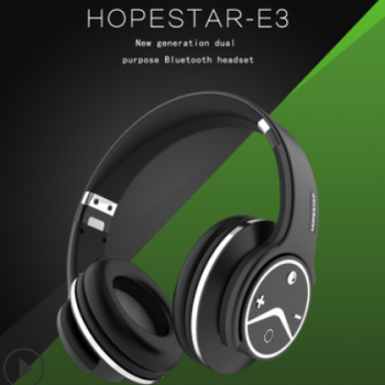 HOPESTAR-E3厂家直销无线蓝牙耳机新款创意礼品2合1插卡塑料低价