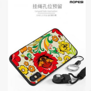 供应 iphoneX手机壳打印彩绘浮雕苹果8保护套二合一创意VIVO x20手機殼图2