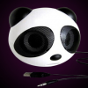 可爱熊猫卡通小音响 2.0台式机笔记本电脑小音响 多媒体USB音响