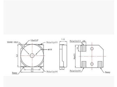 HN9650B贴片有源蜂鸣器5v 9650B MLT-9650 FUET-9650B 厂家直销图2