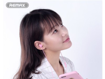 Remax 线控耳机 迷你有线重低音通话音乐入耳式运动跑步女生耳机图2