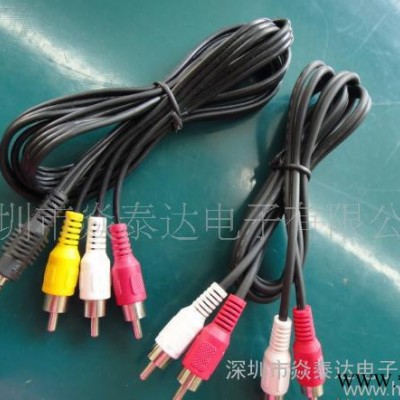 厂价直销 镀金 DC3.5M转RCA公 立体声 DC RCA 音频线