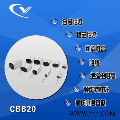 纯源【厂家批发】音箱电容器定制 CBB20 3.3uF 400VDC图1