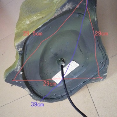 供应艾比声ABS-322园林仿石音箱，公共广播草地音箱、防水音箱、