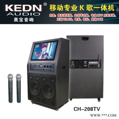 科顿KEDN CH-208TV移动k歌扩音器音箱带视频播放户外拉杆组合音箱有源便携式音箱厂家图2