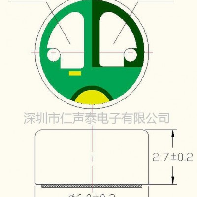 **、质量保证）6027背极式单指向高灵敏度咪头|MIC|麦克风|传声器图3