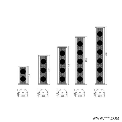 陕西公共广播超豪华大型室外音柱DC-901-902-903-904-905
