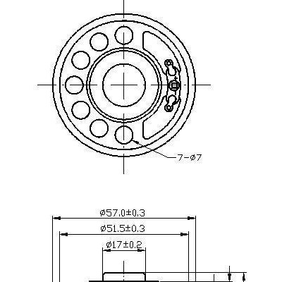 57mm传统纸盆喇叭库存处理 修改图3