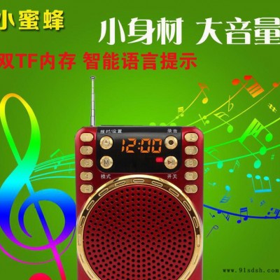 小蜜蜂M705双卡扩音器 小蜜蜂大功率老人专用唱戏机大音量小图2