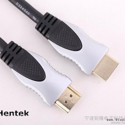 HENTEK JL-H14 HDMI高清视频连接线 音视频线 镀金头 黑色注塑 13.8Gbps高速传输图2