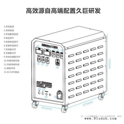 宁波久巨充磁机 电机 喇叭 新能源 充磁 ** 免费测试 高压电容式2000V充磁机图3