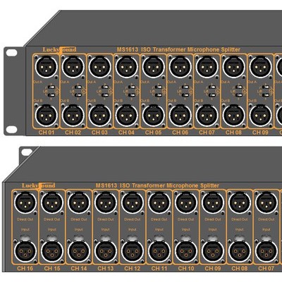 供应LuckySound MS1613无源话筒分配器图3
