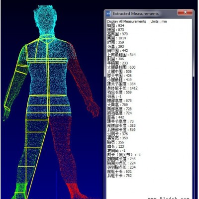 JDSCAN精迪测量 BODY 3D Scanner-B1 人体三维扫描仪图8