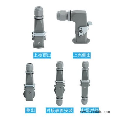 重载连接器 航空插头插座HDC-HA-006-05电缆对接图3