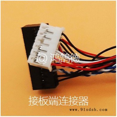 IPEX20454-330T转杜邦2*10P PH 2.0 6P连接器 UL1571 28线EDP屏线  连接器图8