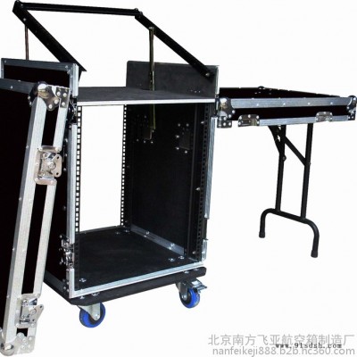 供应标准 8—20U 二门 三门 减震机柜 防震航空箱 航空机柜  调音台功放机箱图2