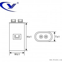 纯源【厂家批发】磁控管 印刷机 微波炉电容器定制CH85 1.10uF 2100V.AC