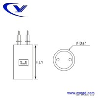 纯源【厂家批发】农业机械 打印机电容器定制 CBB60 30uF/450VAC