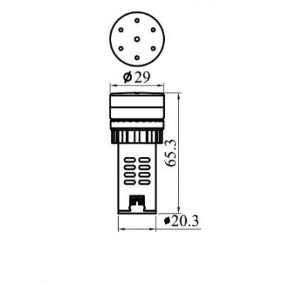 台湾山河 SHDZ-221L 蜂鸣器SHDZ-221L 蜂鸣器图3