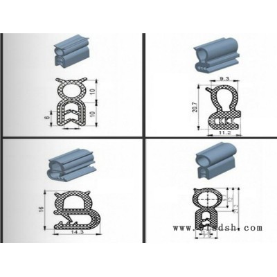 益通音箱海绵隔音密封压边条 EPDM单柜门压边条 SBR海绵密封压边条密封条图3