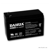 DAHUA大华蓄电池DHB1272 12V7.2AH音响UPS/EPS配套