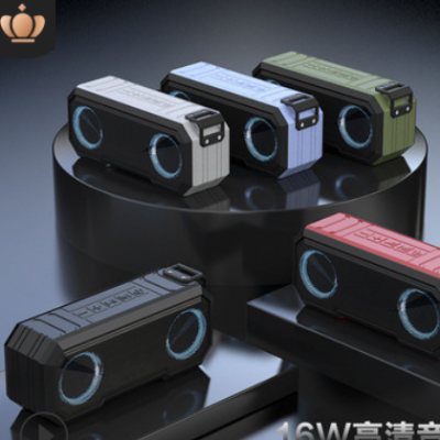 新款跨境X8 TWS蓝牙音箱IPX7防水发光带充电宝双喇叭户外无线音响