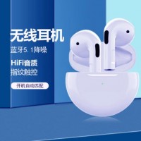 蓝牙耳机TWS Pro6 5.0跑步运功mini新款跨境电商游戏真无线J