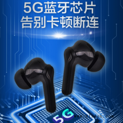 新款无线蓝牙耳机5.0入耳式电竞游戏蓝牙耳机无延迟无线运动耳机图2